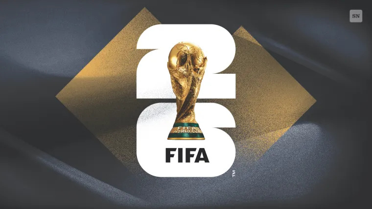 2026 FIFA World Cup promotional banner featuring the tournament trophy.