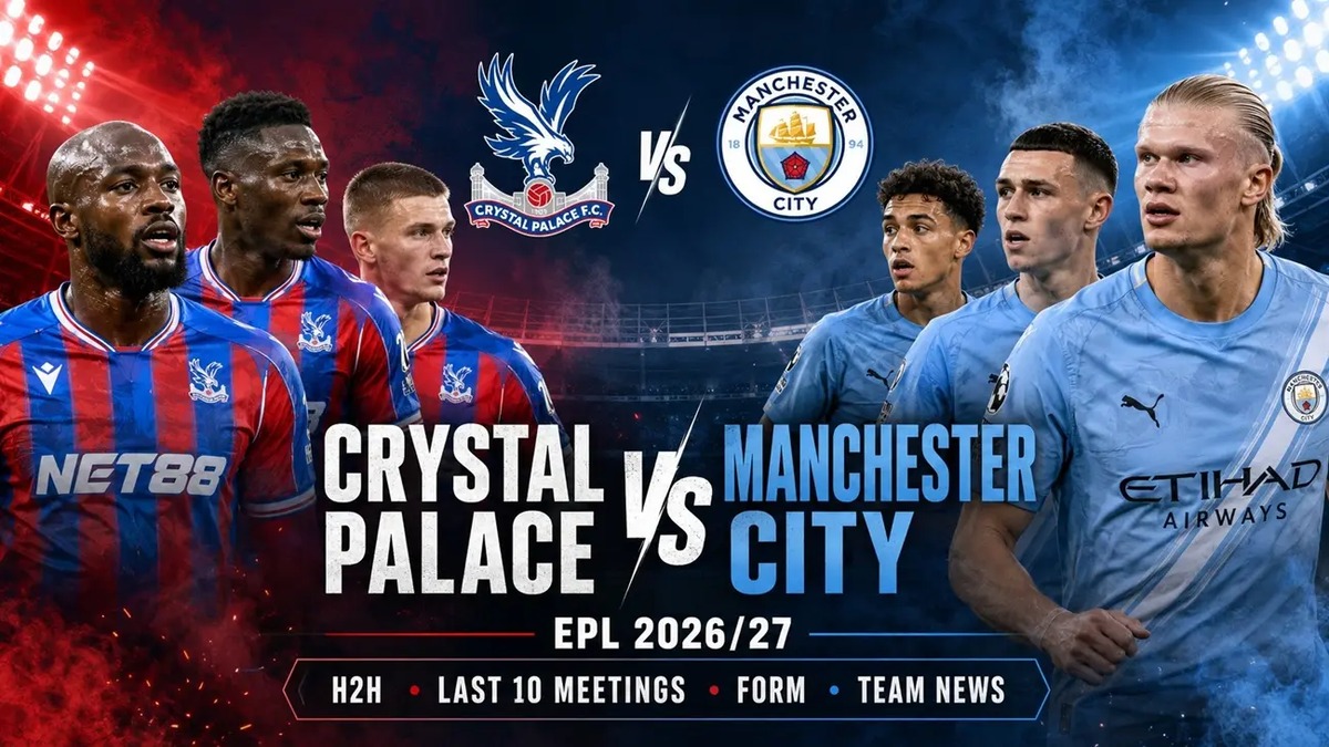 Crystal Palace vs Manchester City