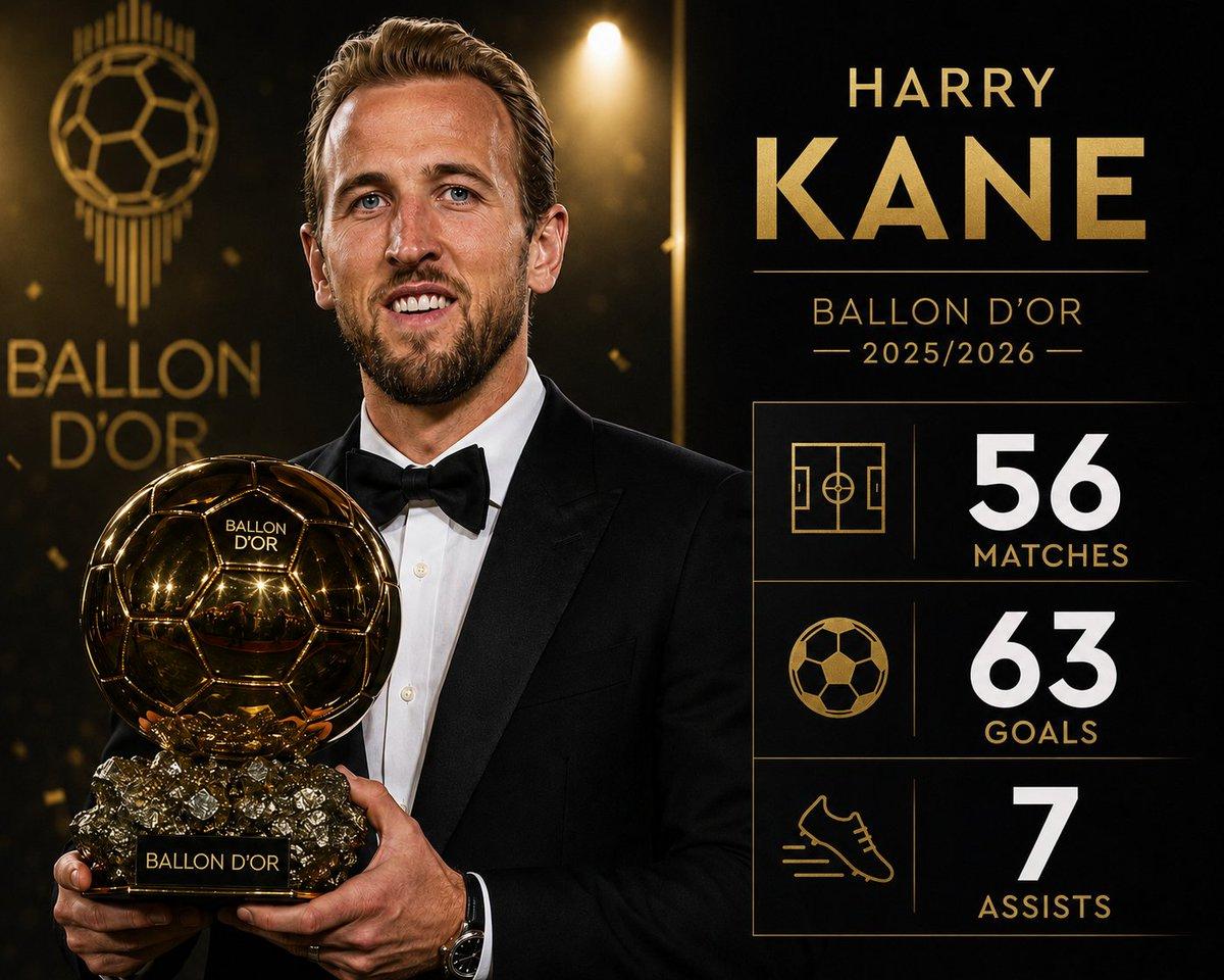 Harry Kane Ballon d'Or 2026